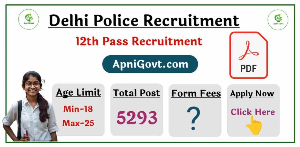 delhi police Recruitment
